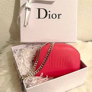 Dior Cosmetic Bag - Hot Pink